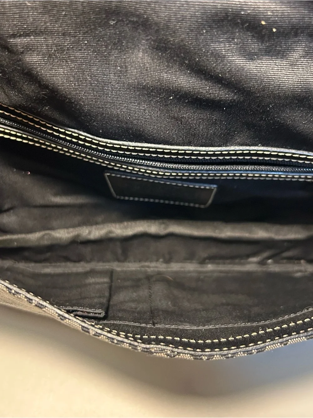Vintage Coach Y2K Black Gray Signature Canvas Soho Shoulder Bag 7075 Buckle